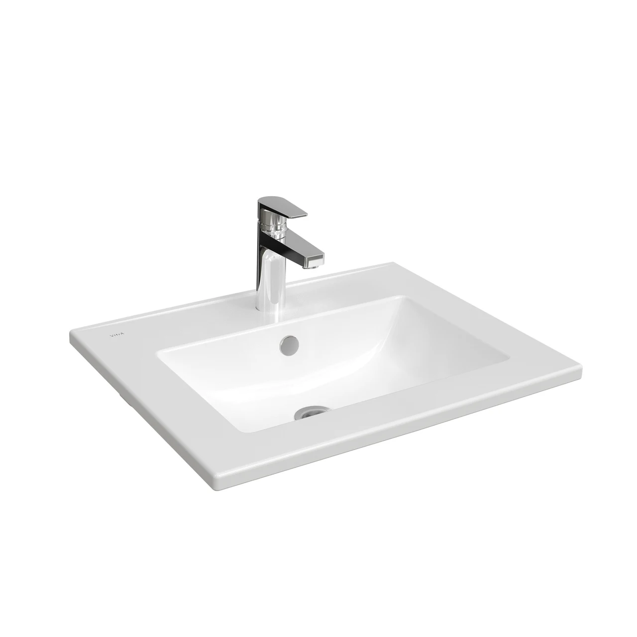 VitrA S20 Square Vanity Washbasin, 1TH, 60cm 7676B003-0001