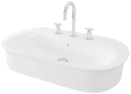 TOTO "Hayon" Console Lavatory (690 x 420 x 103 mm) w/ bracket LW253JW/F#W
