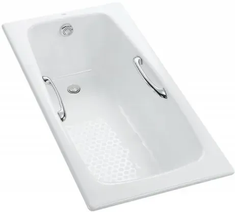 TOTO Enameled Cast Iron Bathtub w/out hand grip, 205L ( 1600W x 750D x 465H mm ) FBY1600PE#W