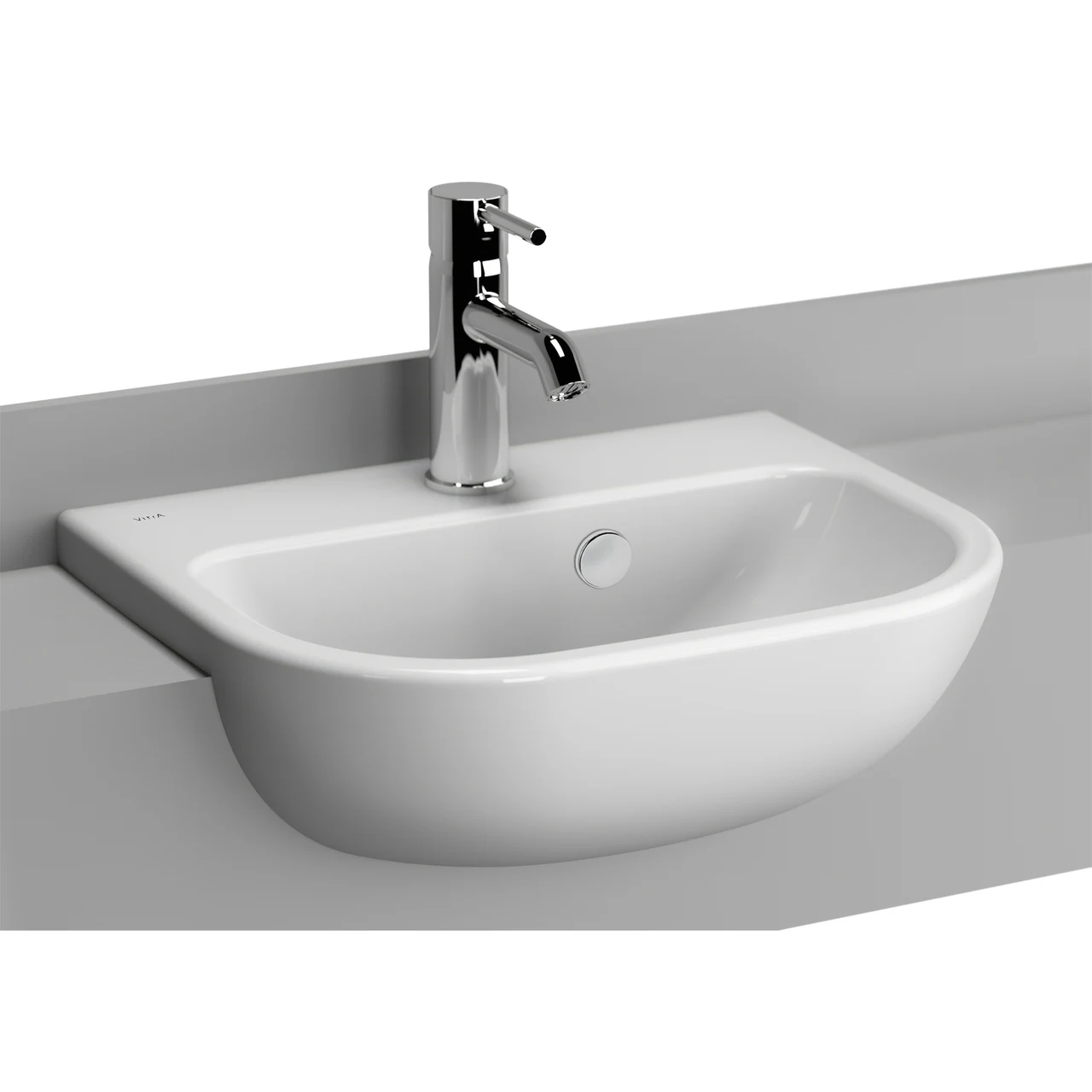 VitrA S20 Semi Recessed Washbasin 5521B003-0001