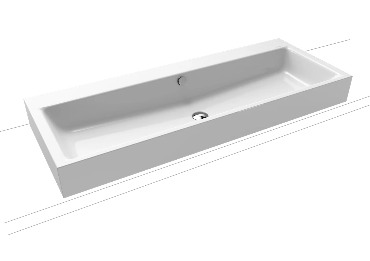 Kaldewei PURO COUNTERTOP DOUBLE WASHBASIN (RIM HEIGHT 120 MM) 3171