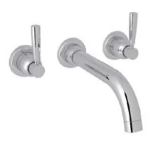 Perrin & Rowe Three hole wall mounted bath filler 3331