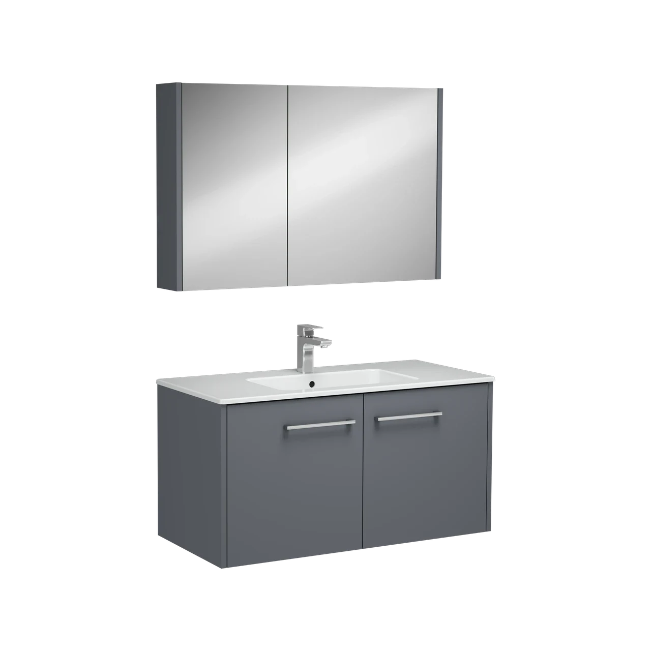 Isvea Combinato Washbasin Cabinet with Cover 100 cm 22CMS510100I