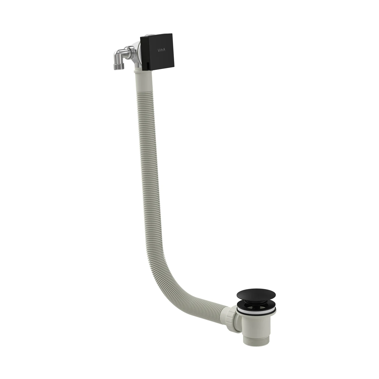 VitrA Square exo bath filler - Matt black 5704104