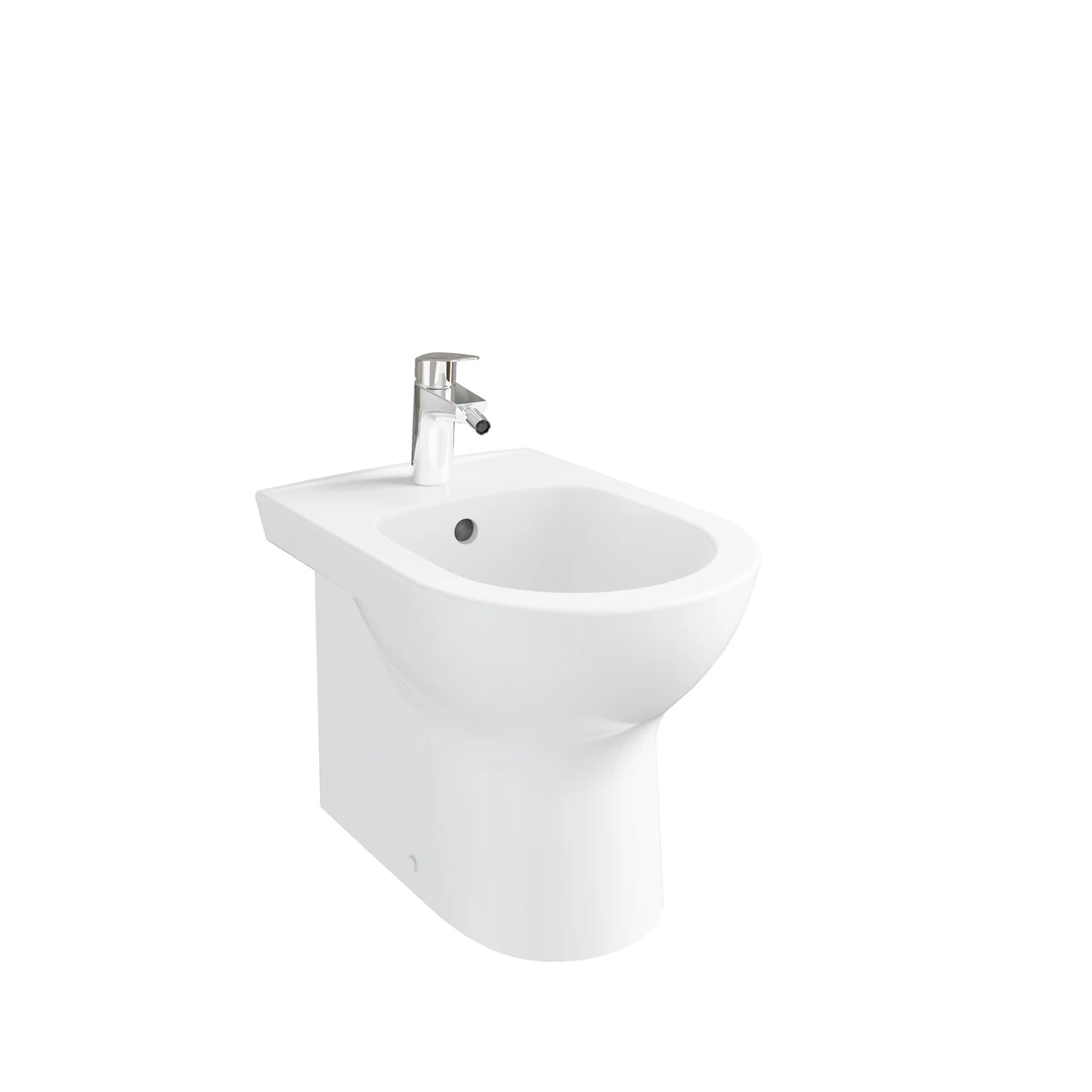 VitrA S20 Round Floor-Standing Bidet, 52cm 7709L003-0288