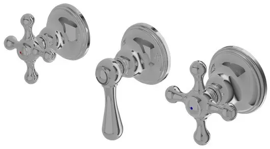 TOTO "Curio" Cross Handle Mixing Valve for Bath & Shower W/Diverter