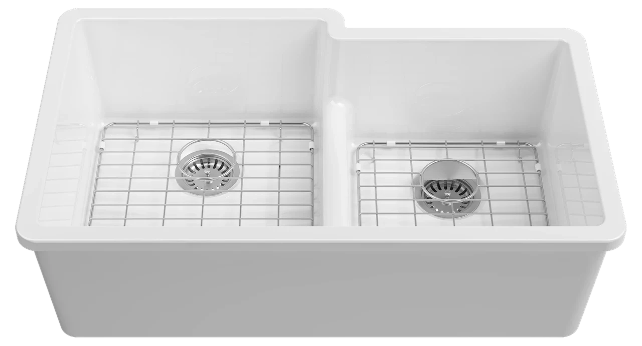 Isvea Padova Under-Counter Sink Double-Chamber 80 cm 10PDS80284