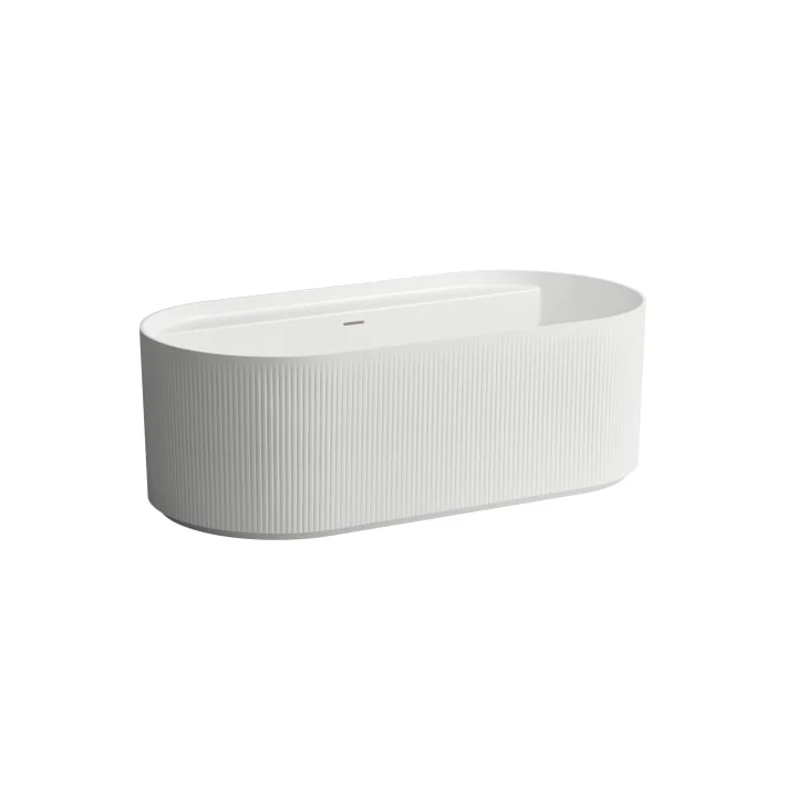 LAUFEN Freestanding bathtub with relief 160 × 81,5 × 53,5 cm H221342
