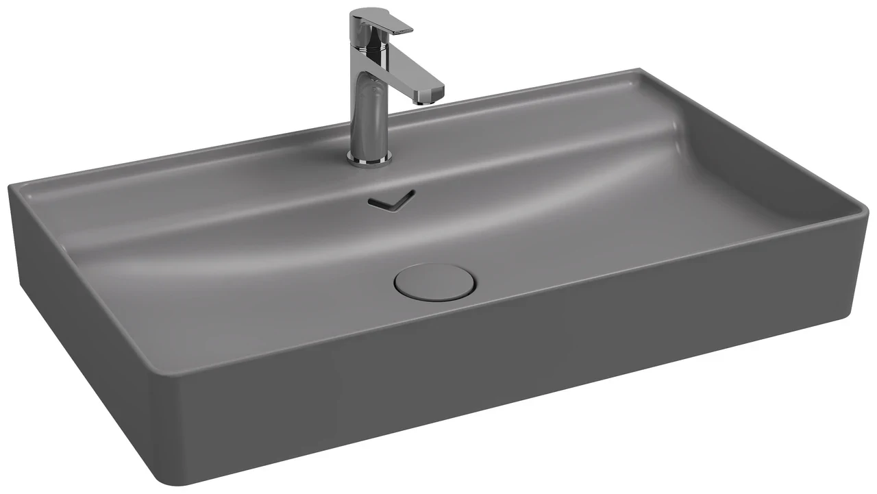 Isvea Vea Counter-Top Washbasin 81 cm Stone Gray 10VAS5086I