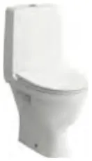 LAUFEN Floorstanding WC combination with cistern, close-coupled, rimless H827152
