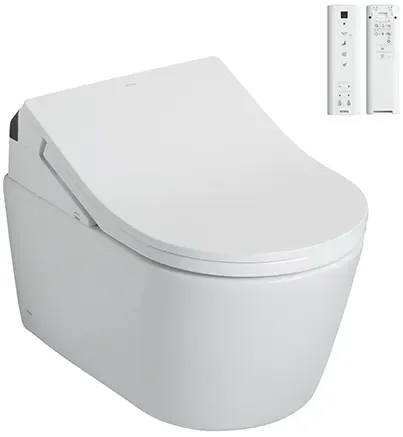 TOTO D-Shape Wall Hung Toilet ( CCT ) ( Concealed Connection ) (Not for flush valves) CW542HME5UNW1