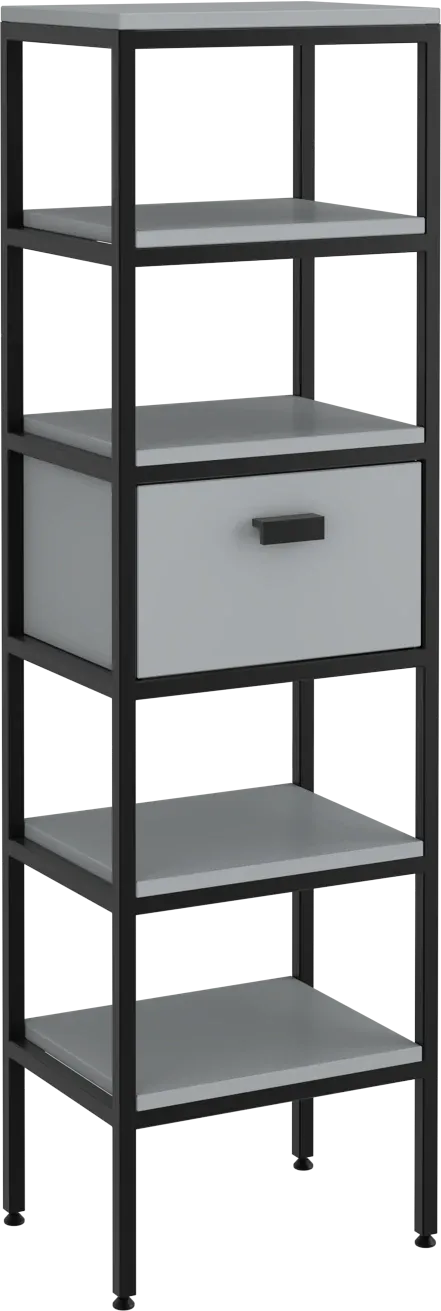 Isvea Fermo Tall Cabinet Gray 40 cm 29FR3008040I