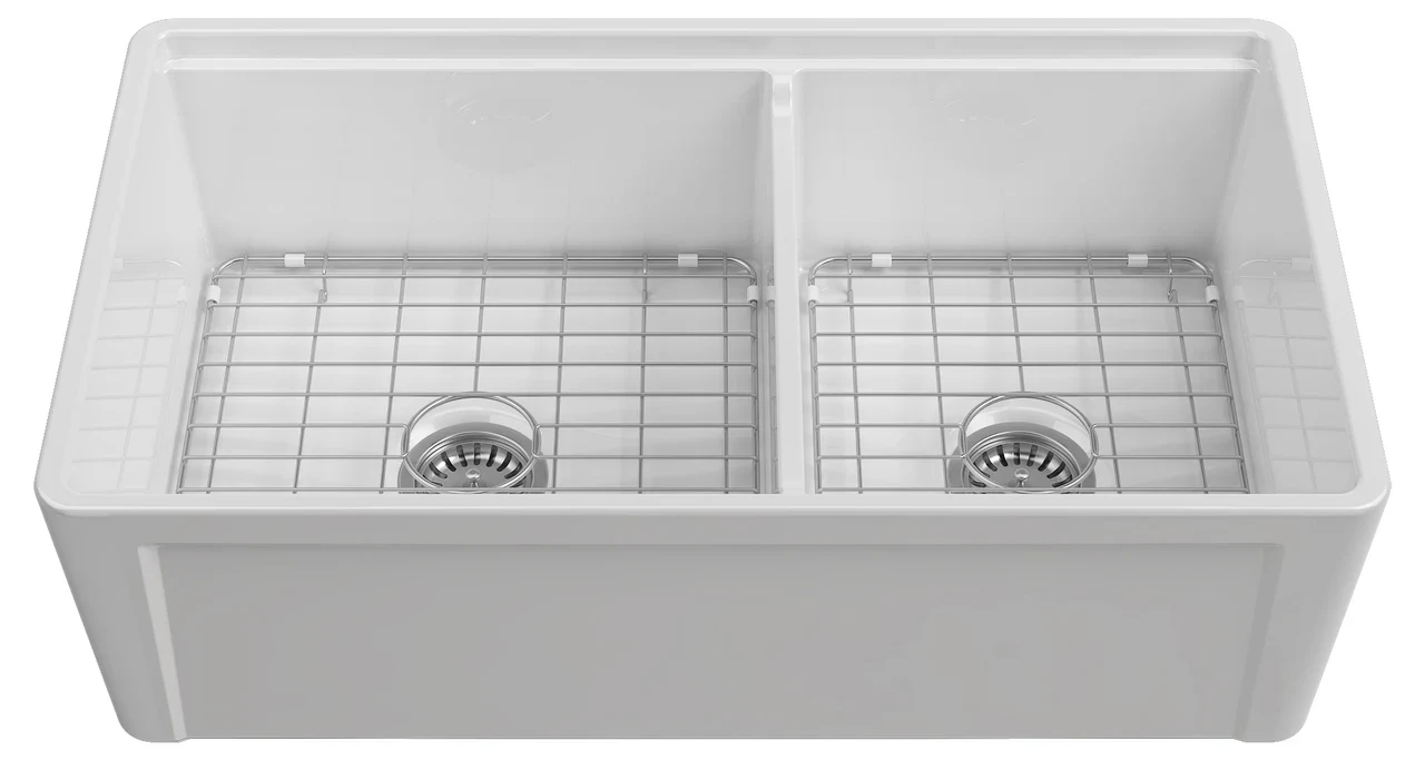 Isvea Savonna Workstation American Sink Double-Chamber 84 cm 10SVS79284