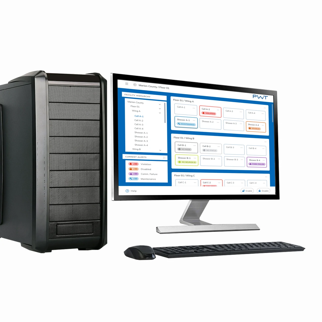 Sloan MGT SYS PC-T, TOUCH MNTR MGT SYS PC-T, TOUCH MNTR