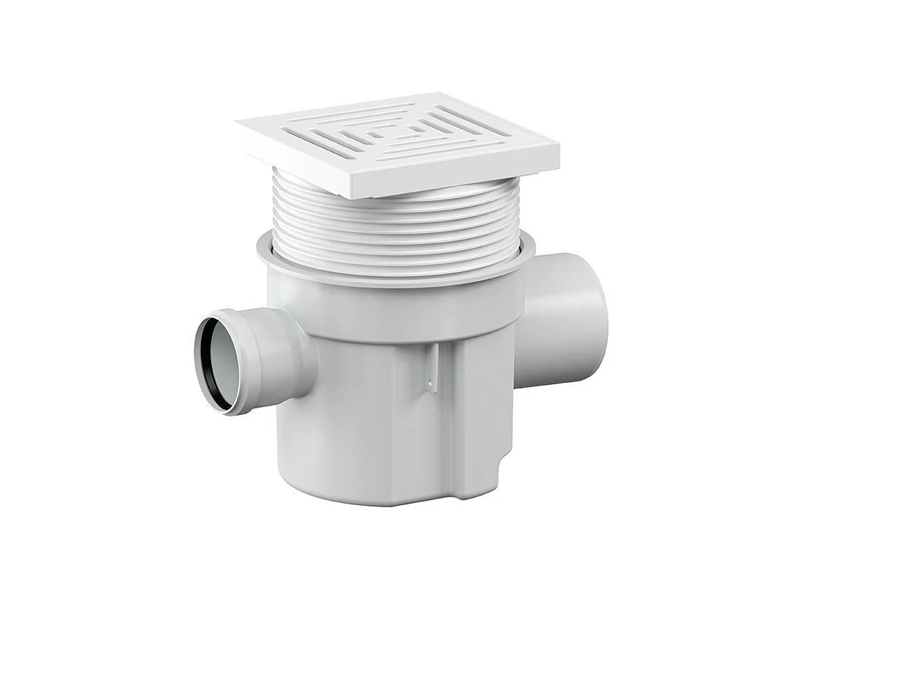 Dallmer Anti-flooding drain DallSafe 200/1 K, DN 100, 200 x 200 mm 720207