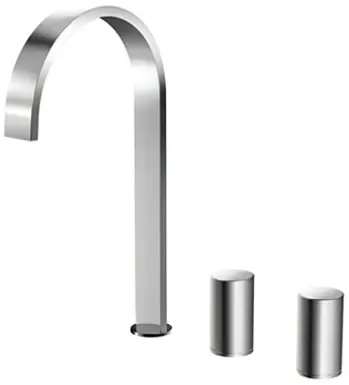 TOTO C I Contemporary 2 Handles Lavatory Faucet w/ pop up waste ( 3 holes )( Old item is DL225R, Regulated to 4.6LPM ) DL225S
