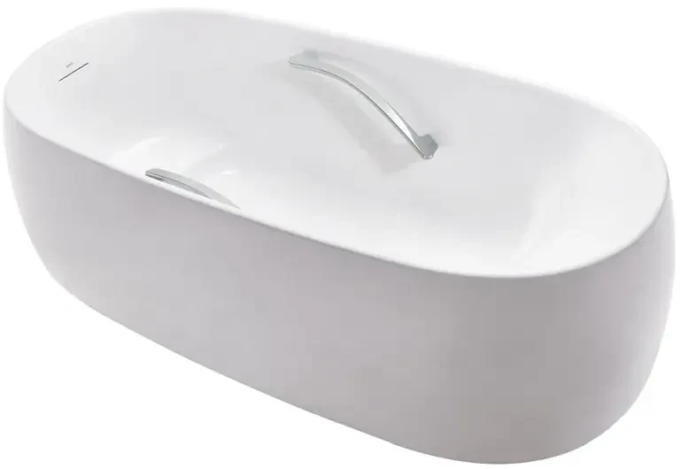 TOTO Reinforced FRP Bathtub, w/ hand grip 229L, ( 16595W x 835D x 565H mm )