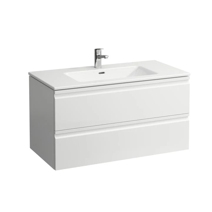 LAUFEN Washbasin with vanity unit 100 × 50 cm H861965