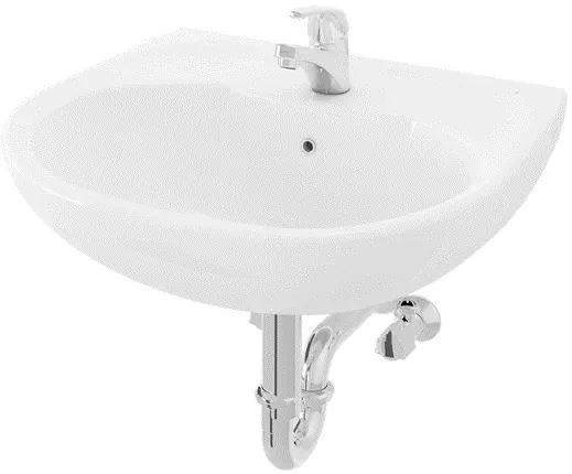 TOTO Wall Hung Lavatory 1 Tap Hole (530 x 465 mm) LW236CJ#W