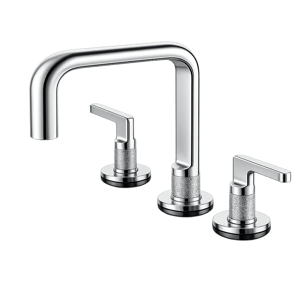 Oceandell Three-Hole Widespread Basin Mixer MHA-0001