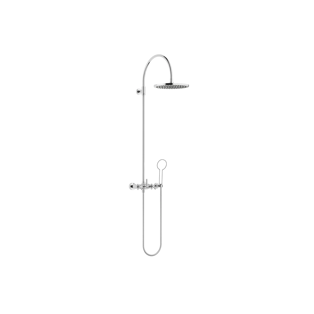 Dornbracht TARA Showerpipe with shower mixer without hand shower 300 mm 26622892