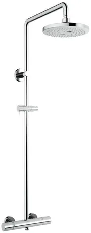 TOTO TOTO "G Shower" Thermostat Shower Column w/ 2-Mode Round Fixed Shower Head, w/o Hand Shower (TBW01404B) TBW01404BB