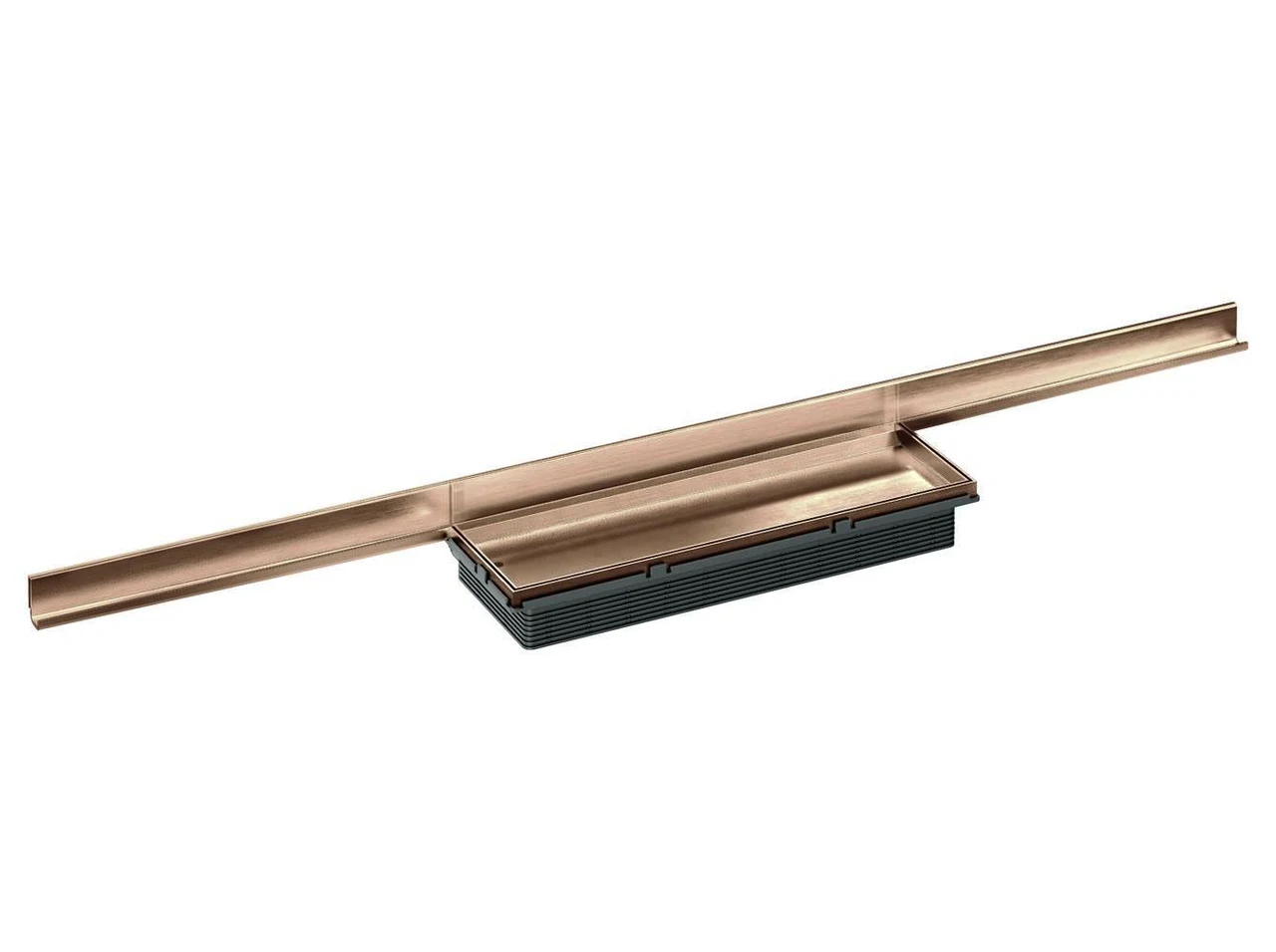 Dallmer Shower channel CeraWall Connect red gold matt, 800 - 1200 mm 527479
