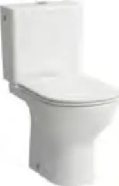 LAUFEN cistern with sidewater inlet. Combipack incl. floorstanding WC, cistern, flushing H867082