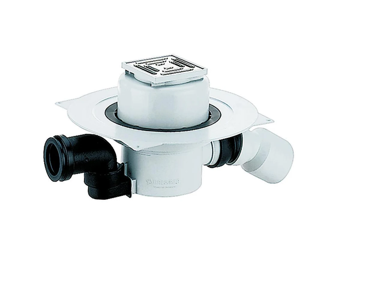 Dallmer Floor drain type 55 E, DN 50/DN 70, 100 x 100 mm