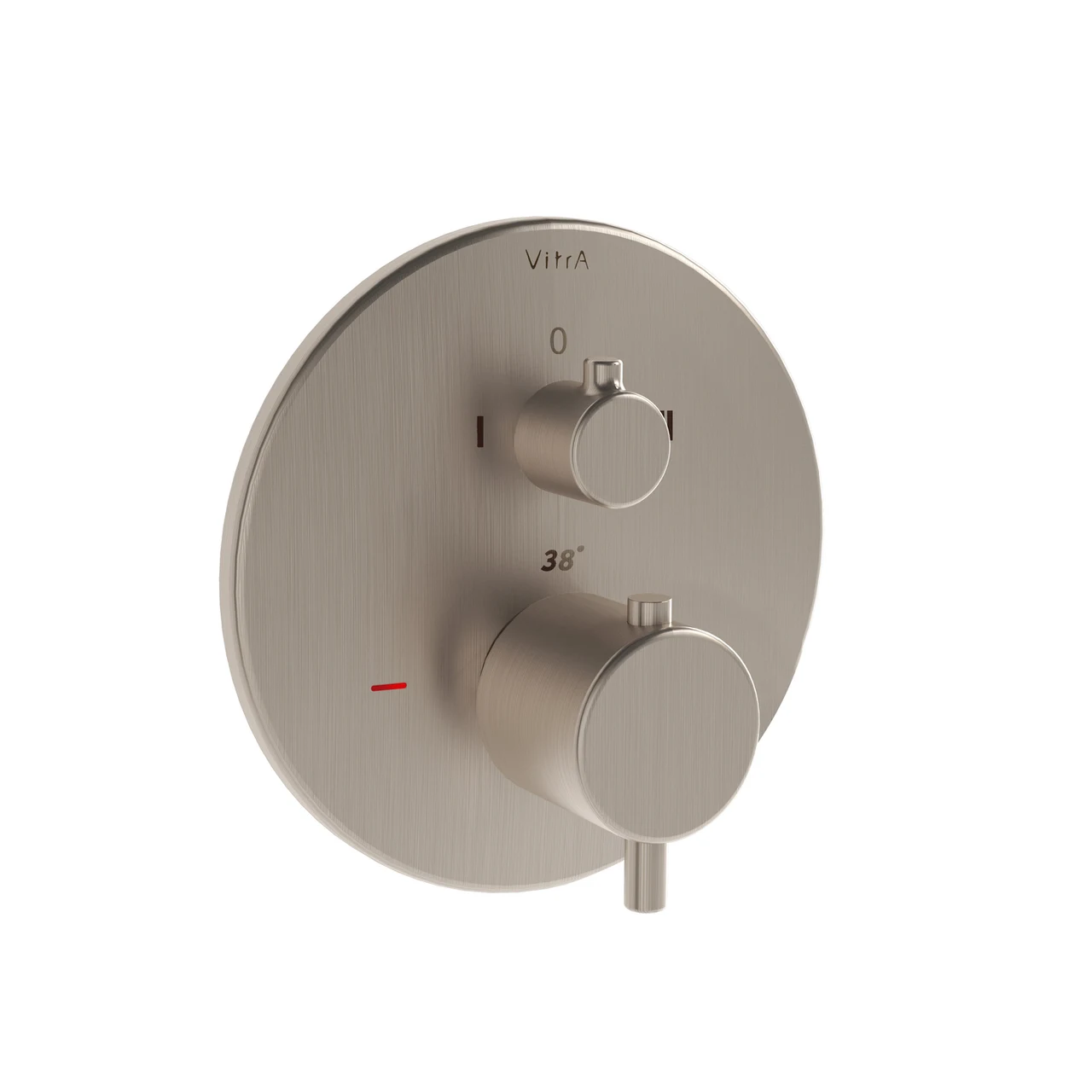 VitrA Aquaheat Thermostatic Built-in Bath/Shower Mixer - Round A4325834EXP