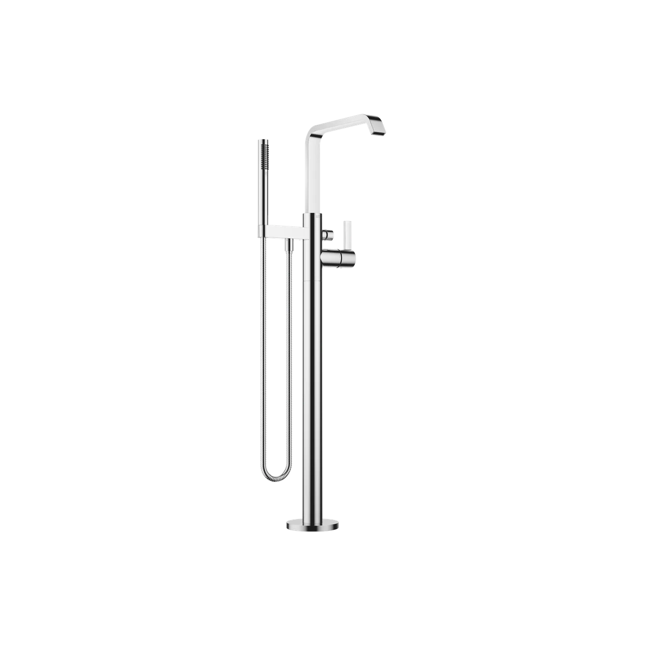Dornbracht IMO Single-lever bath mixer with stand pipe for free-standing assembly with hand shower set 25863671
