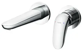 TOTO TOTO "LC" Wall Mount Single Lever Lavatory Faucet (Short)(w/out Popup) TLS03307B