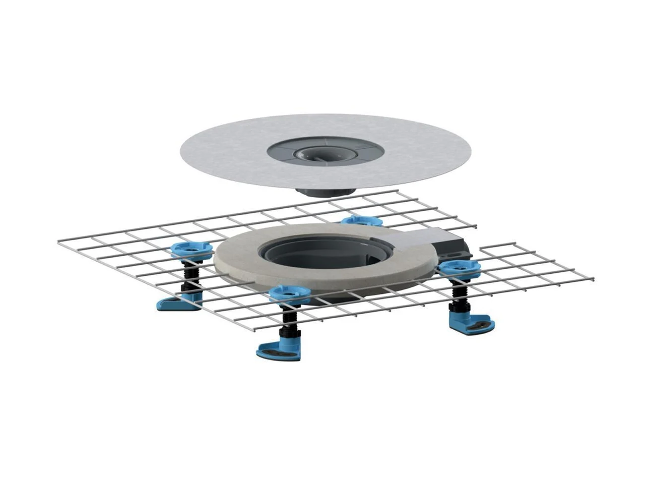 Dallmer Drain body CeraDrain Plan, DN 40 518439