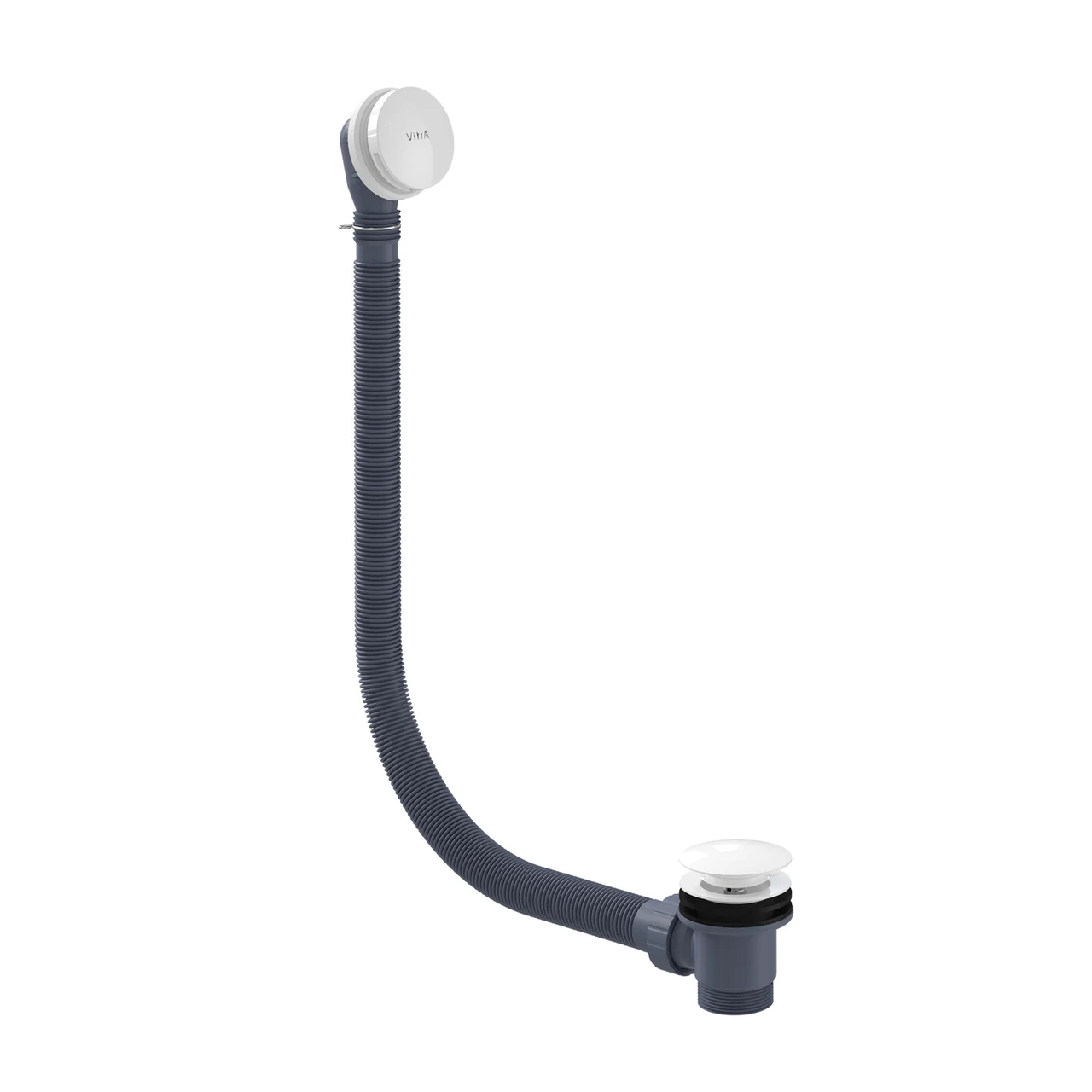VitrA Round click bath waste - White 5704108
