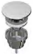 LAUFEN Valve without overflow, always open, with SaphirKeramik valve cover plate H898192