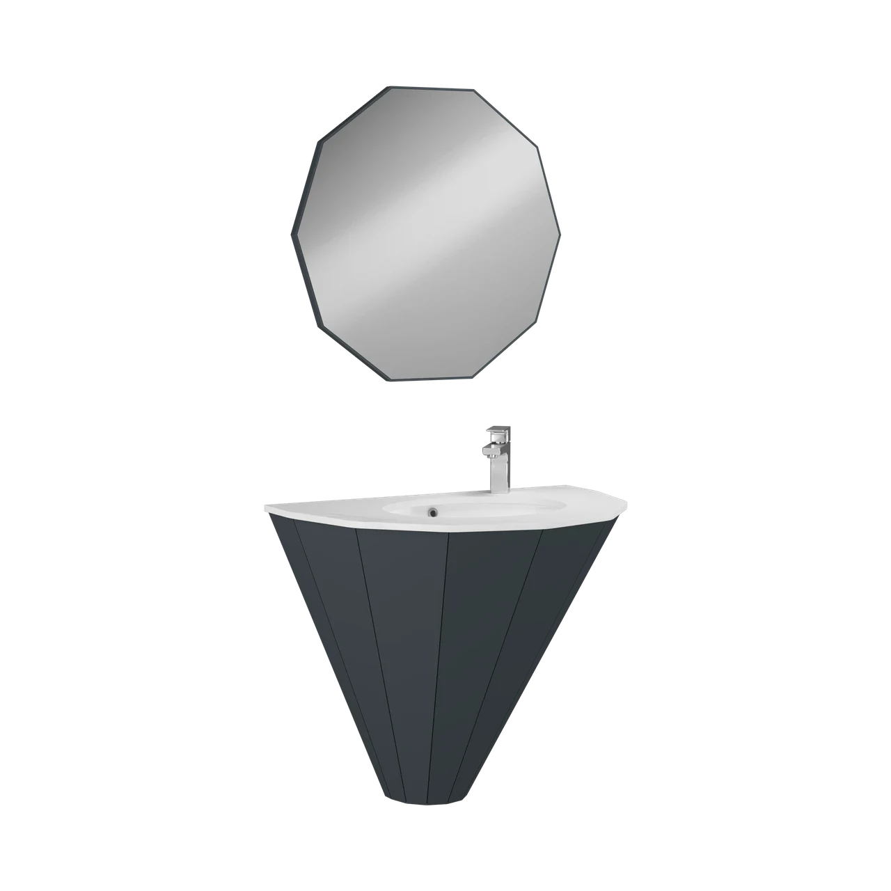 Isvea Solco Washbasin Unit 80 cm 21SLS010081I