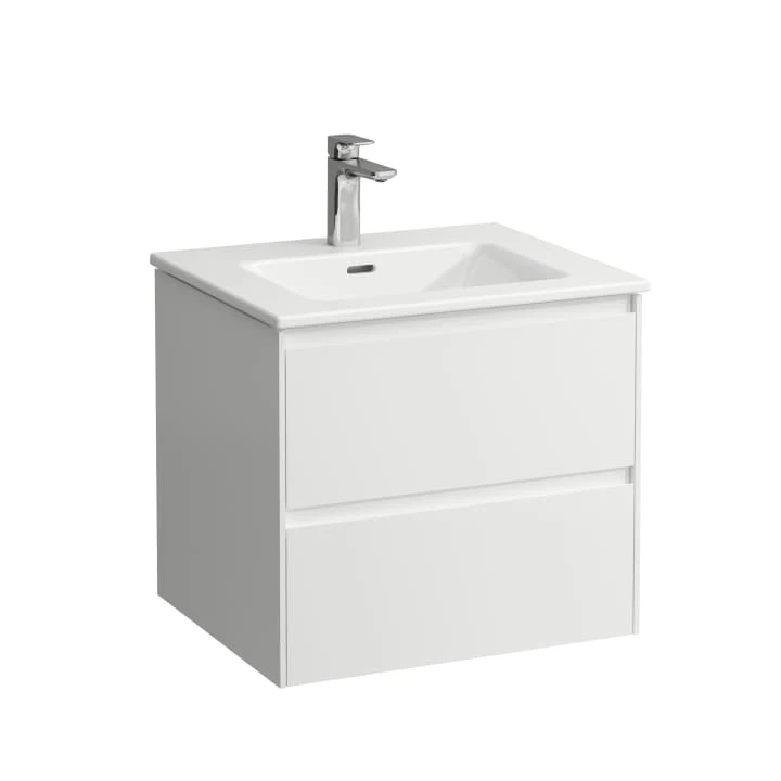 LAUFEN Slim washbasin with vanity unit 60 × 50 cm H864964