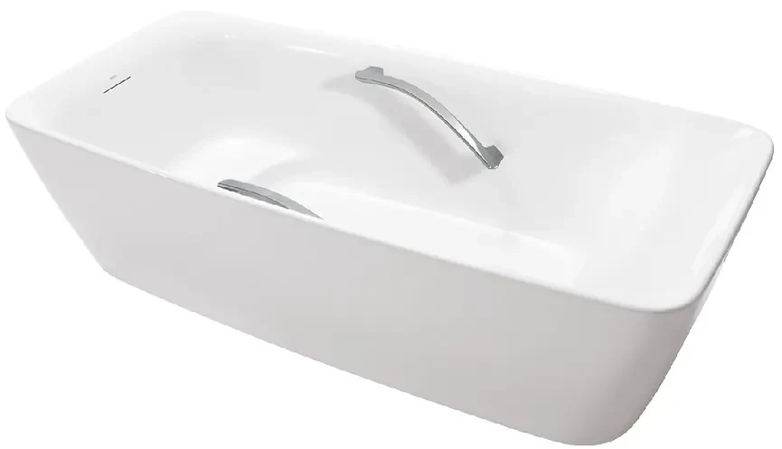 TOTO Reinforced FRP Bathtub w/ hand grip, 255L, ( 1700W x 800D x 565H mm ) PJY1724HPWE#MW