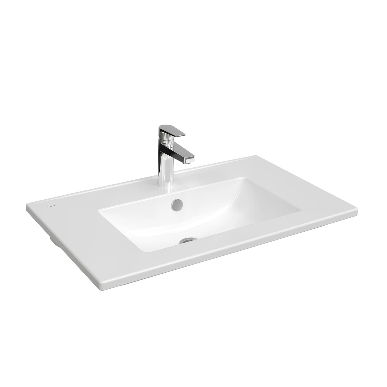 VitrA S20 Square Vanity Washbasin, 1TH, 80cm 7677B003-0001