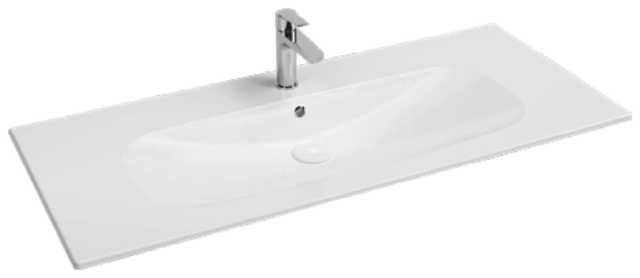 Isvea Infinity Flat Washbasin 101 cm 10NF50101