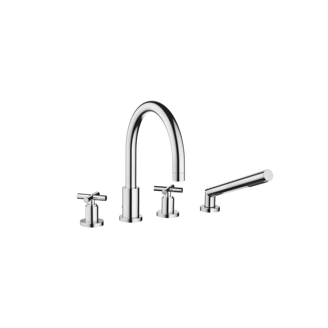 Dornbracht TARA Bath shower set for bath rim or tile edge installation 27512892