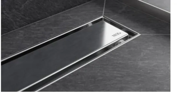 TECE TECElinus straight shower channel sets TECElinus straight