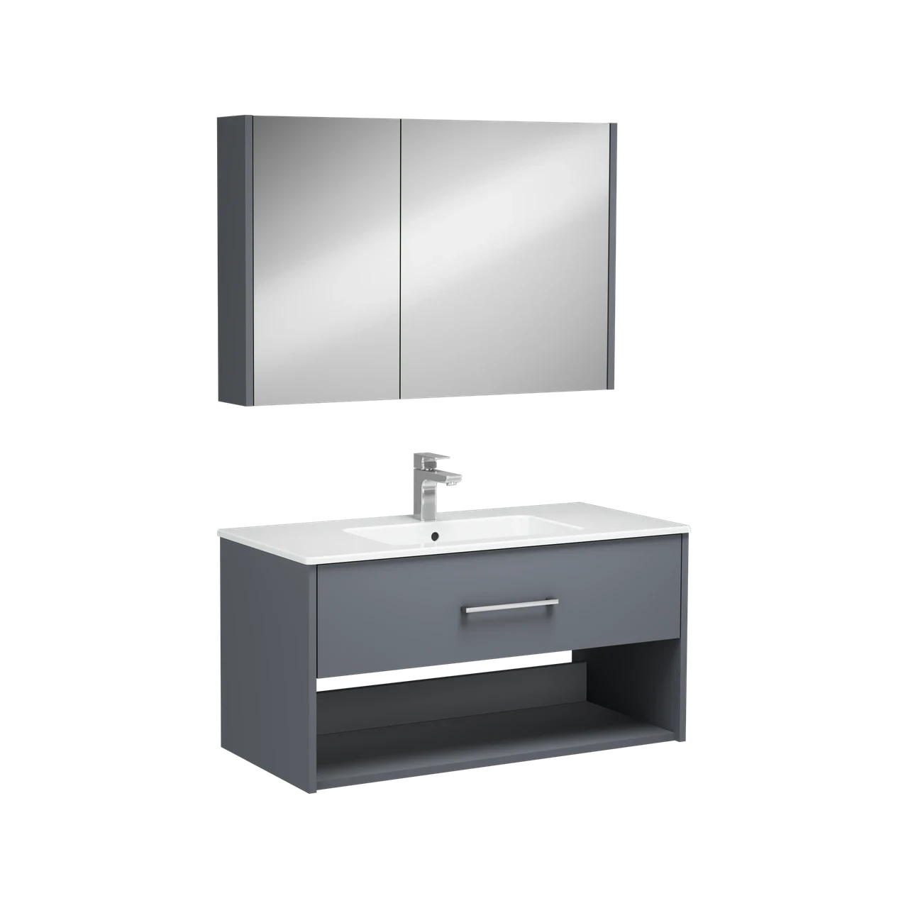Isvea Combinato Washbasin Cabinet Single Drawer 100 cm 22CMS310100I