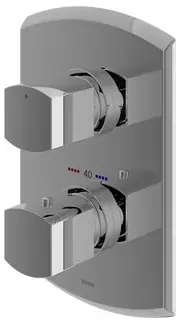 TOTO "Cocktail" Thermostat Bath or Shower Mixer W/Stop Valve TX451SKBR
