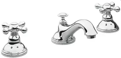 TOTO "Curio" 8" Cross Handle Lavatory Faucet W/ 1 1/4" Pop-Up Waste TX103LCBR