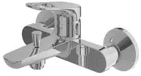 TOTO "Rei R" Single Lever Bath & Shower Mixer W/O Hand Shower Set