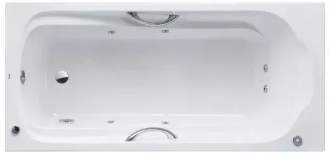 TOTO Acrylic Whirlpool Bathtub PAYK1750ZLPE#W