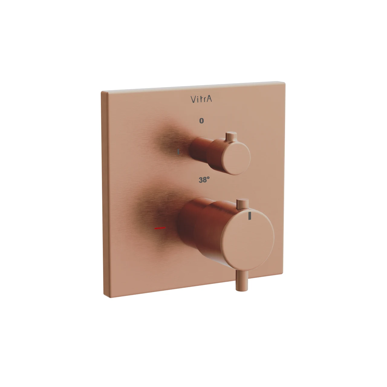 VitrA Aquaheat Thermostatic Built-in Shower Mixer - Square A4335824EXP