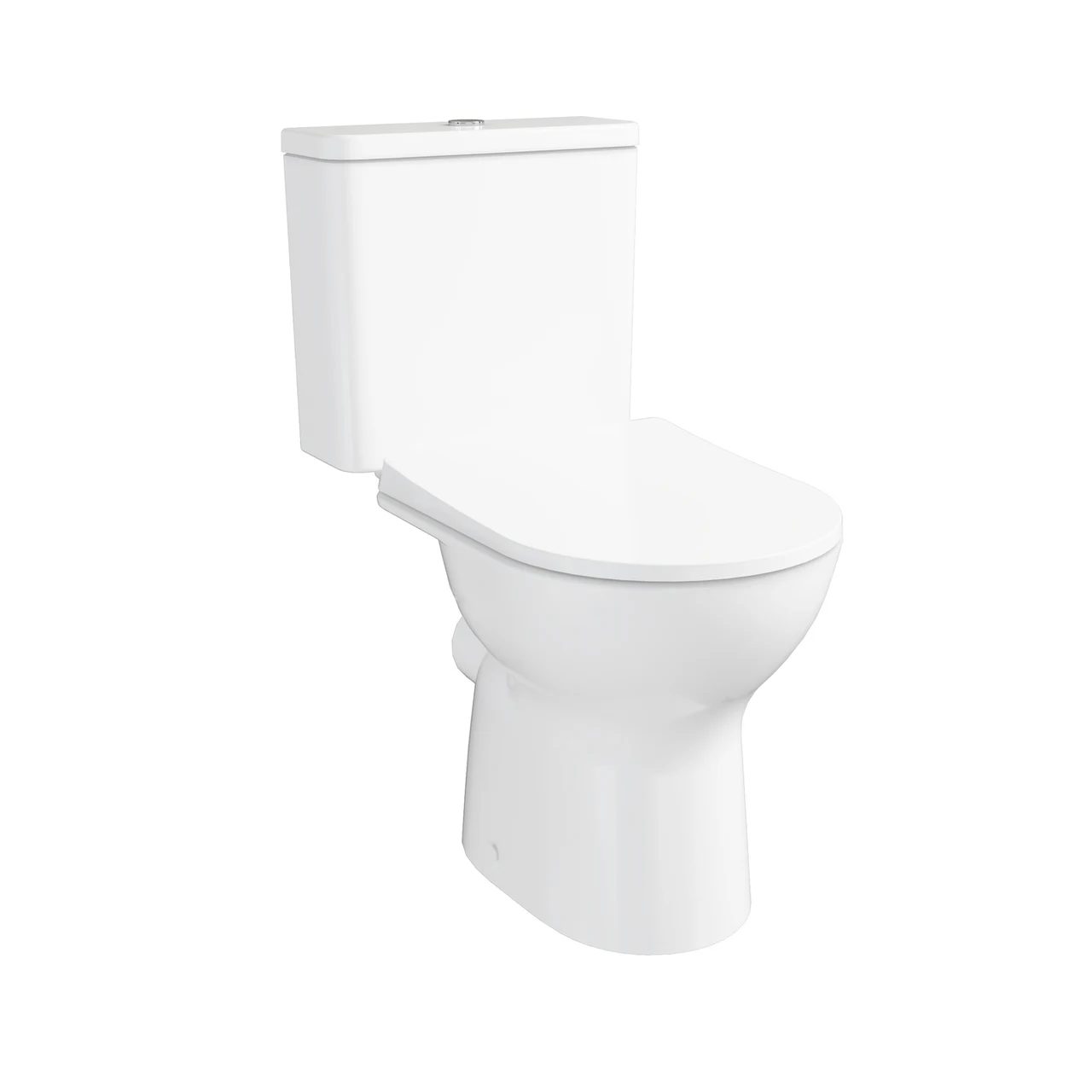 VitrA S20 Round Close-Coupled WC Pan, 63cm 7704L003-0075