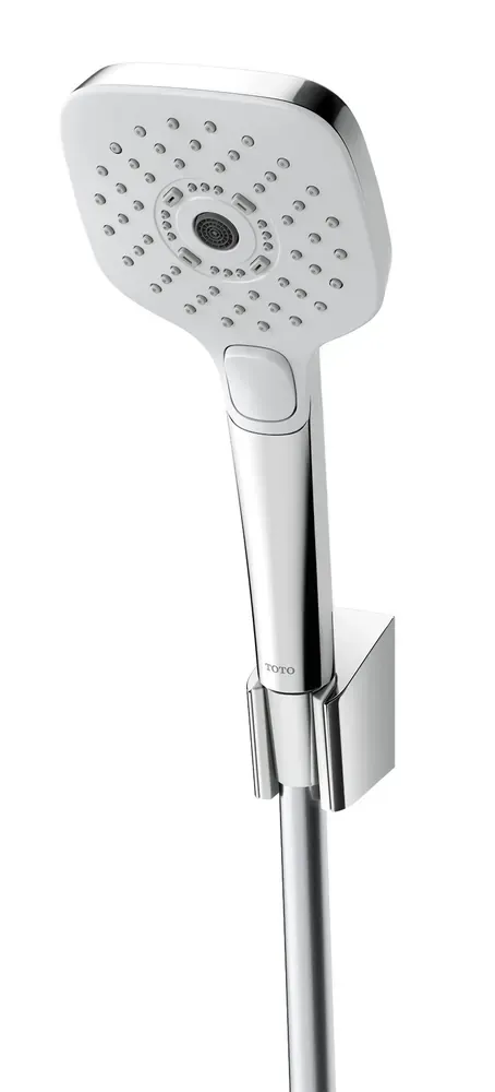 TOTO TOTO "G Shower" Hand Shower ( 3 mode )( Square )(w/ Hand Shower, Hose & Holder) TBW02006D